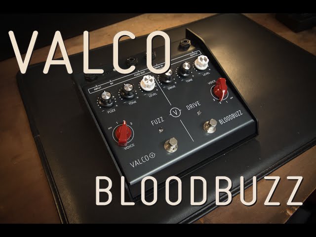 Valco BloodBuzz Pedal - Fuzz and Drive Overview - YouTube