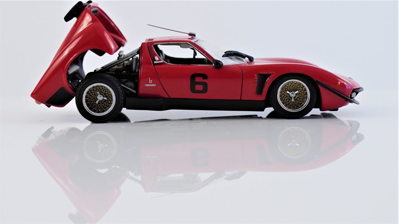 Lamborghini Miura Jota SVR - Kyosho 1/43 - 30 SECONDS REVIEW - YouTube