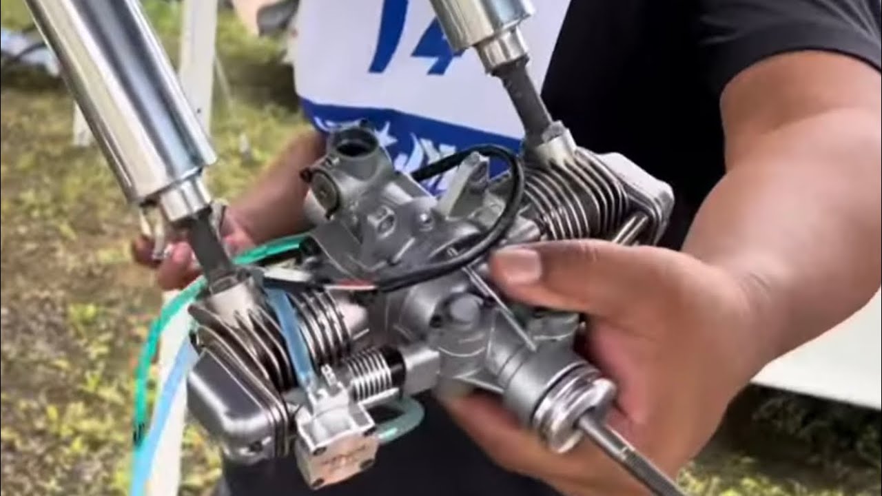 F3A水平対向エンジンYS TZ BOXER240のフライトを取材させて頂きました