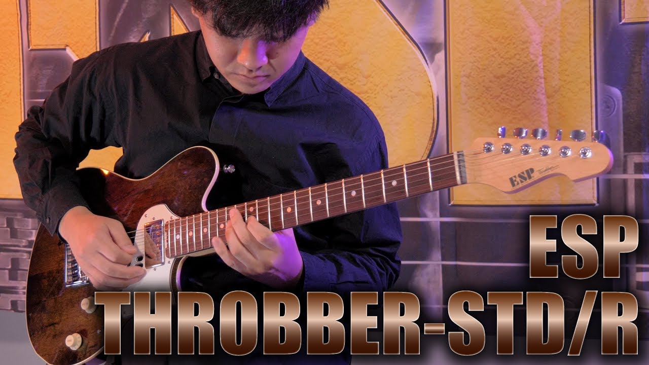 ESP Guitars: ESP THROBBER-STD Demonstration - YouTube