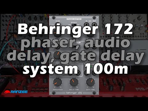 Behringer 172 Phaser Audio Delay LFO Gate Delay - YouTube