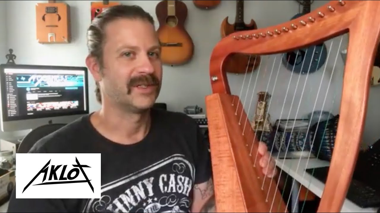 Aklot 15-string Harp: Unboxing & Review - YouTube