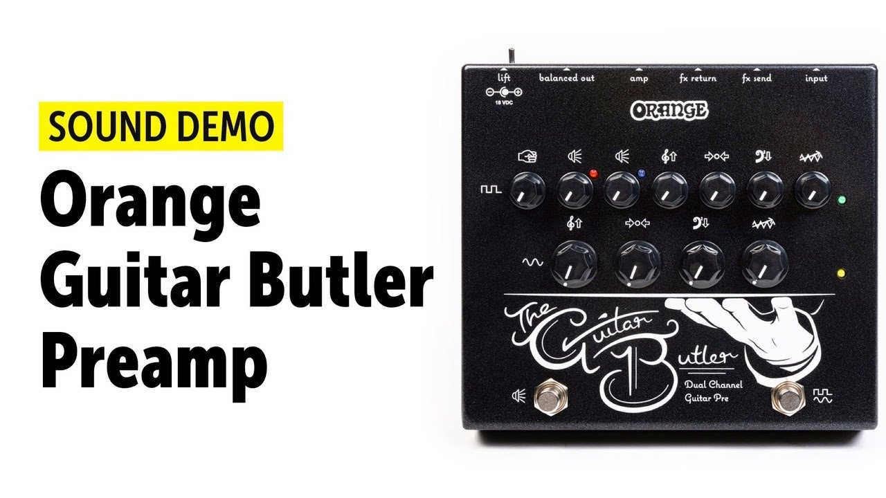 Orange Guitar Butler - Sound Demo (no talking) - YouTube