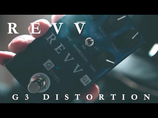 モダンで最強な歪み!ギターディストーションペダルRevv Amplification