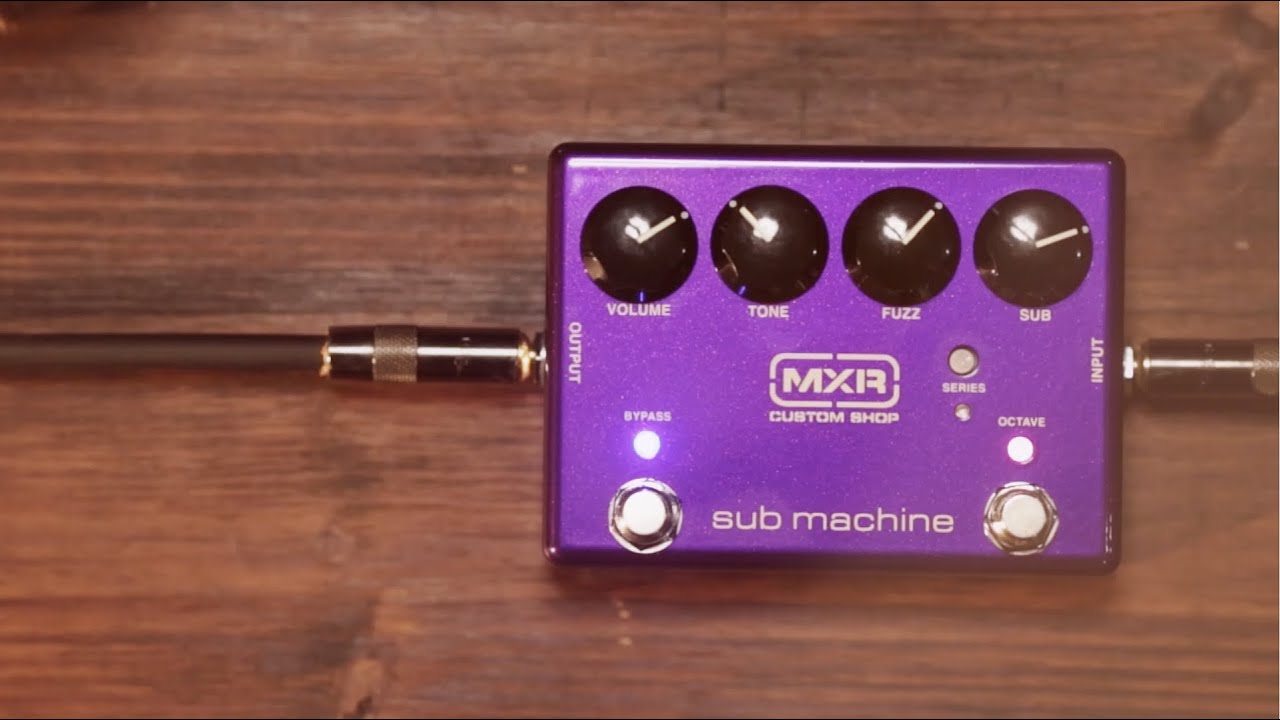 MXR Custom Shop Sub Machine - YouTube