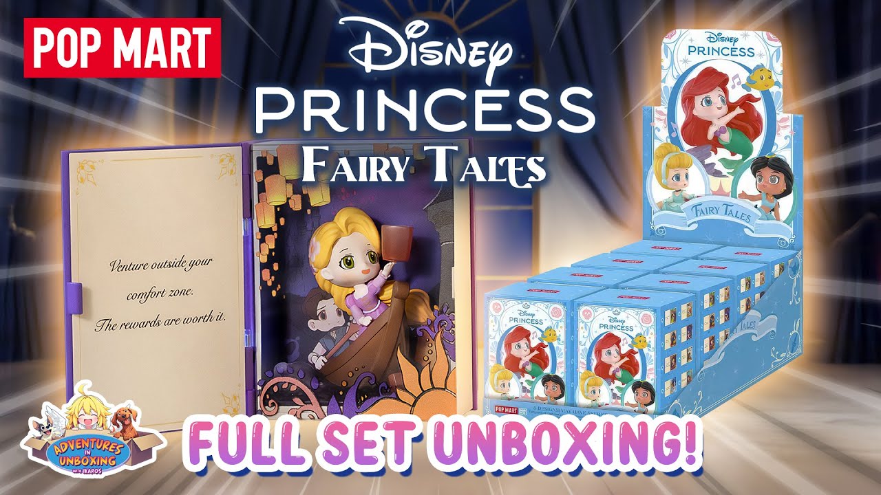 Disney Princess Fairy Tales FULL SET Blind Box Opening | POP MART