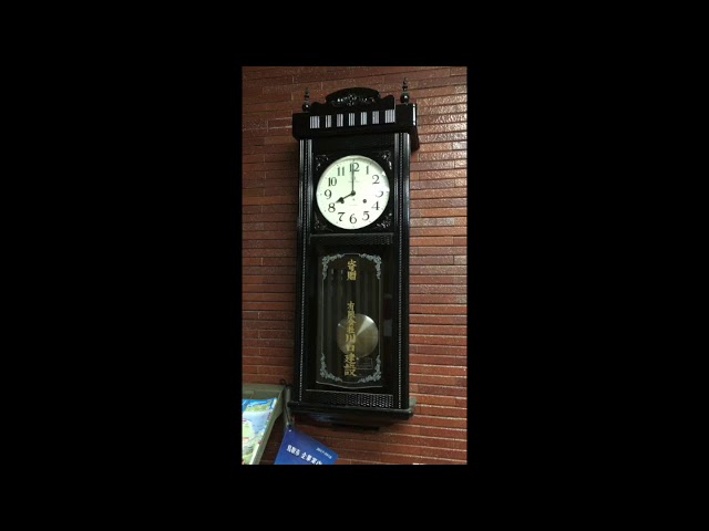 古い柱時計】今は、もう見られません！！ 懐かしの古い柱時計です