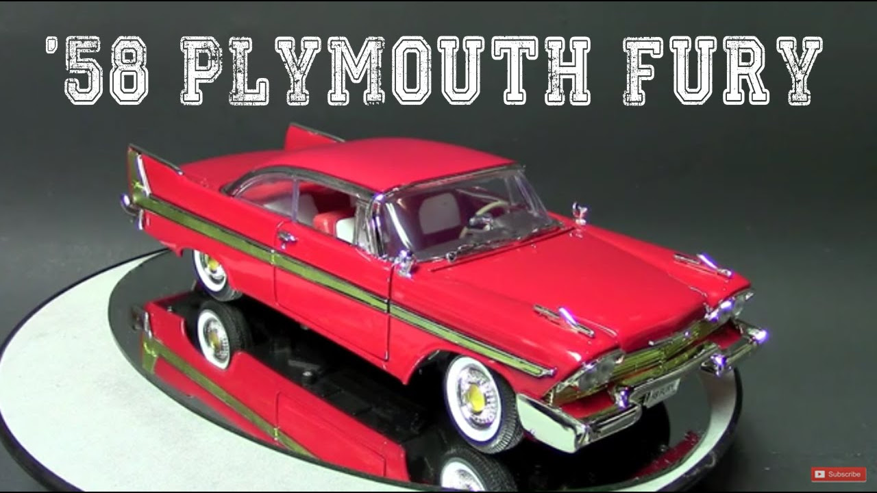 1/18 1958 Plymouth Fury by Motor Max, Review - YouTube