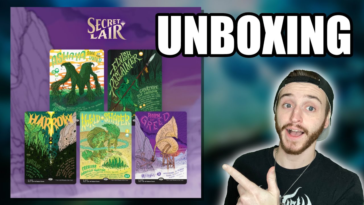 Garden Buds Secret Lair Unboxing (Rainbow Foil) - YouTube