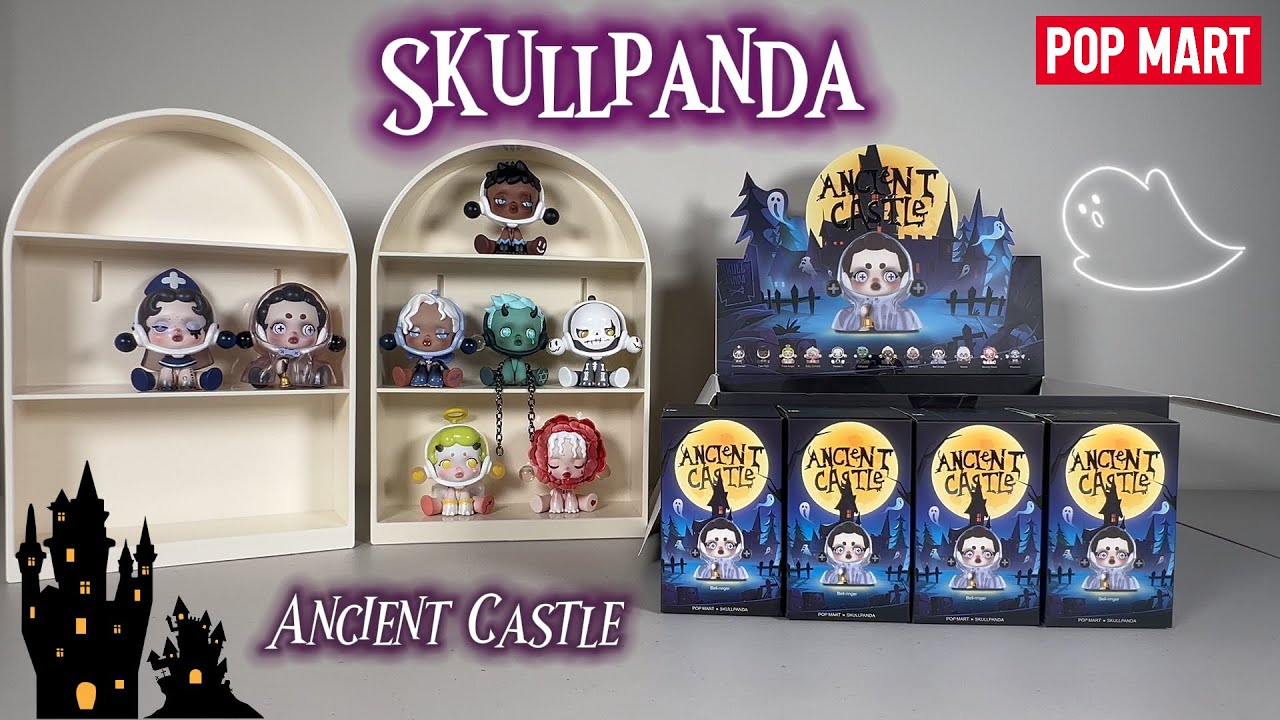POPMART】SKULLPANDA Ancient Castle 🏰😈👻 - BLIND BOX FULL SET