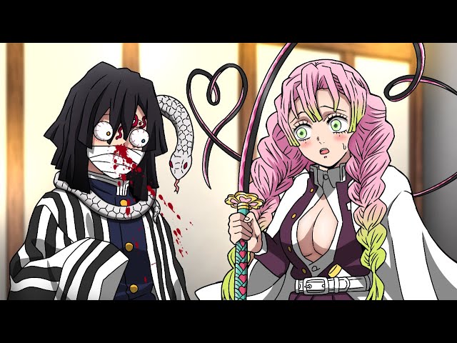 透き通る世界で蜜璃を見た伊黒 - YouTube