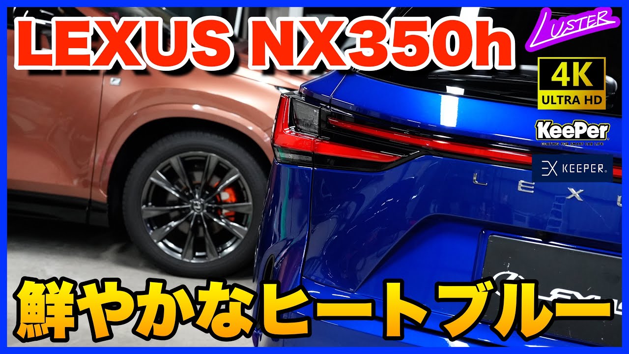 レクサスNX】希少カラー、ヒートブルーコントラストレイヤリングと