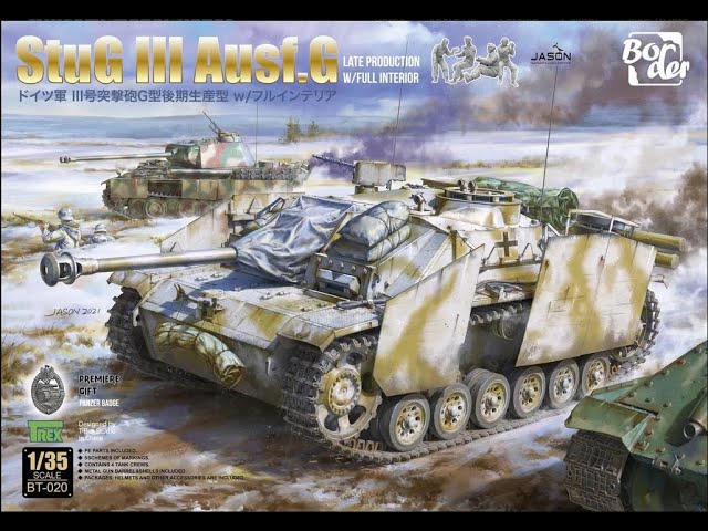 The new Border models Stug III G full interior, take a look inside