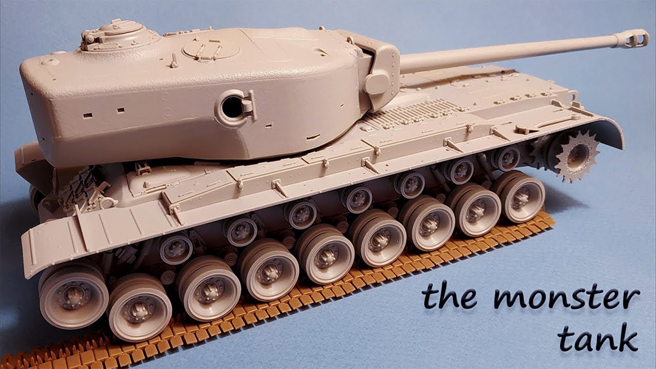 T29 American HEAVY Tank in 1/35 scale Hobby Boss. Hull, Turret and