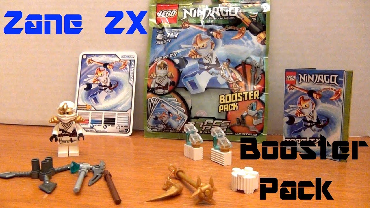 LEGO 9554 Zane ZX Poly Bag Booster Pack LEGO Ninjago Review