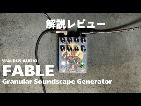 WALRUS AUDIO ”FABLE” / 神秘的グラニュラーディレイ解説レビュー