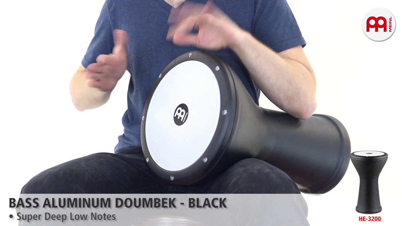 MEINL Percussion - MEINL Percussion - Bass Aluminum Doumbek, Black