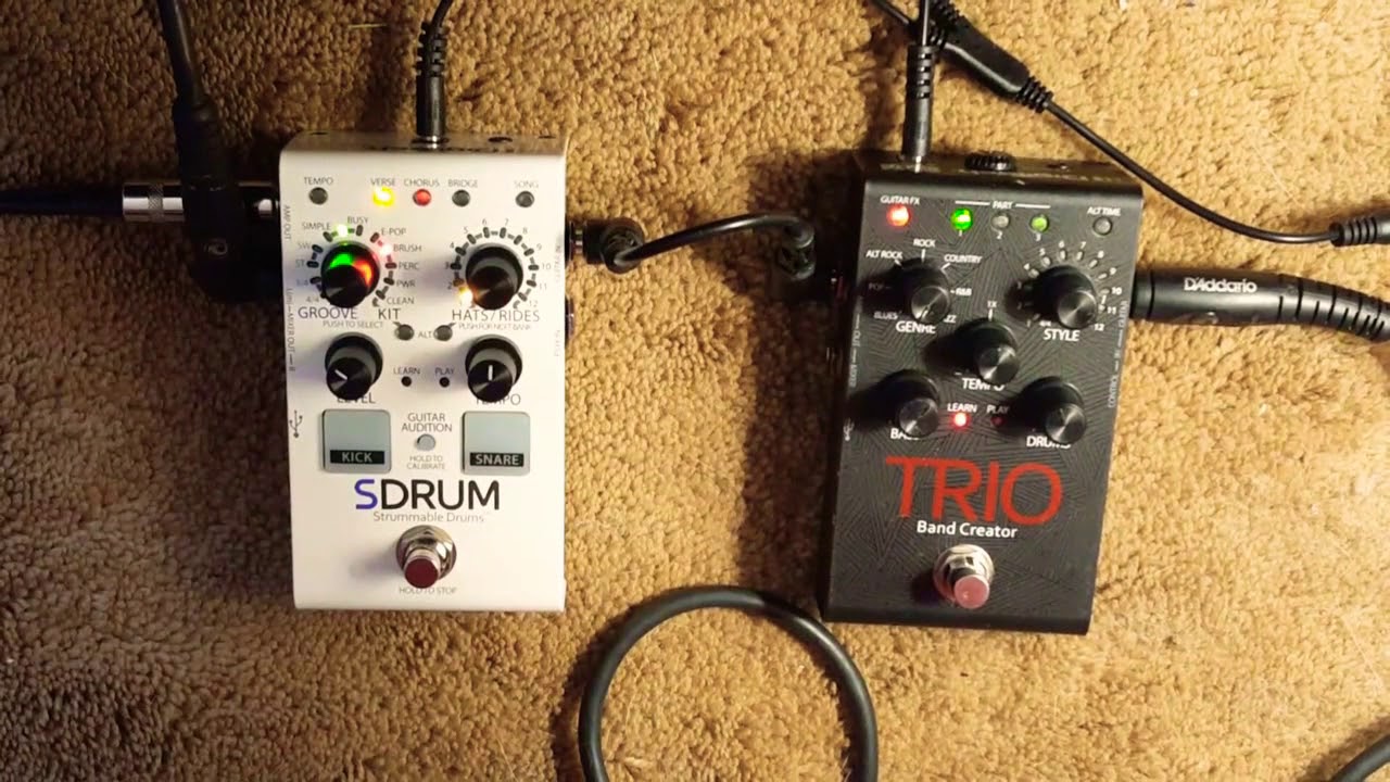 Can Digitech TRIO teach SDRUM? - YouTube