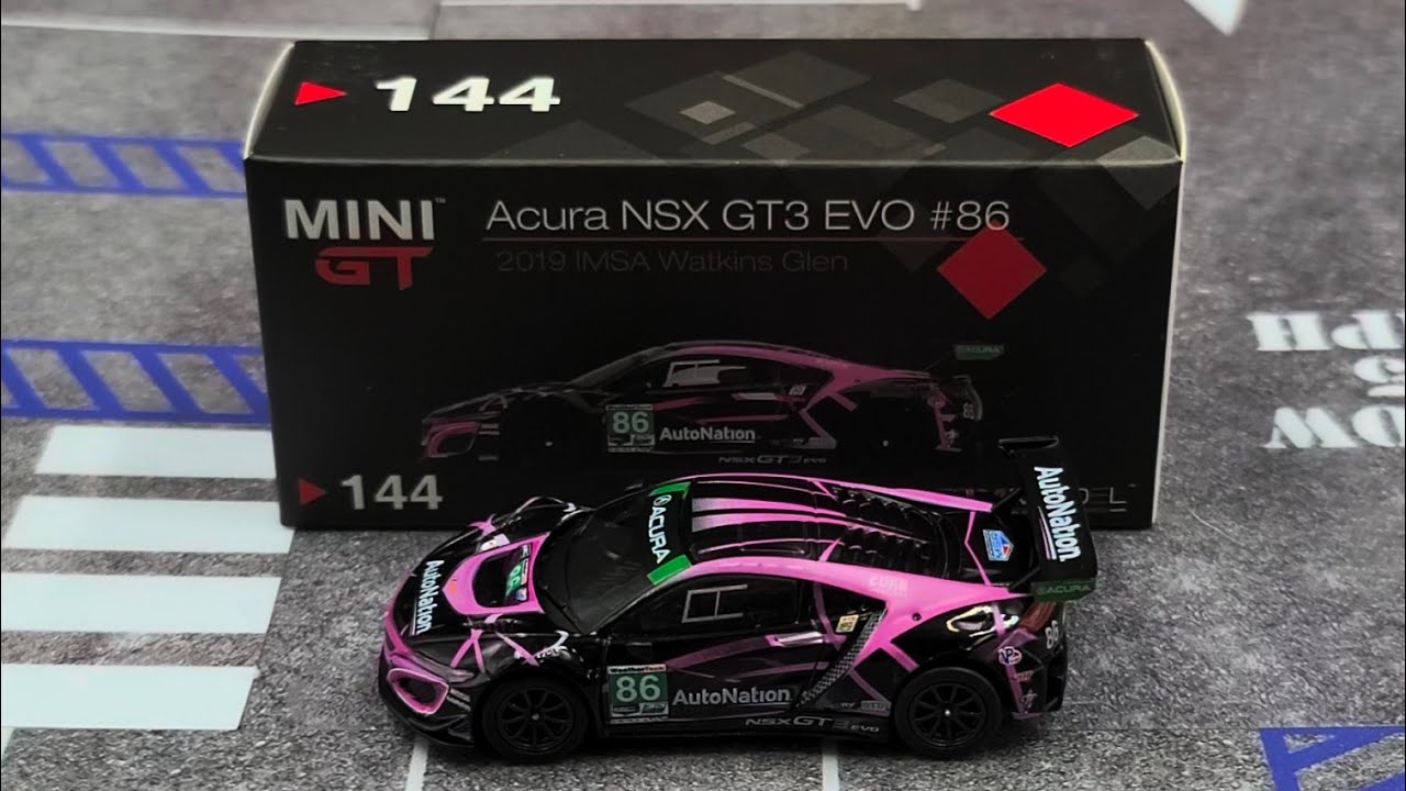 MINI GT 1:64 Acura NSX GT3 EVO #86 IMSA 2019 Sahlen's Six Hours of