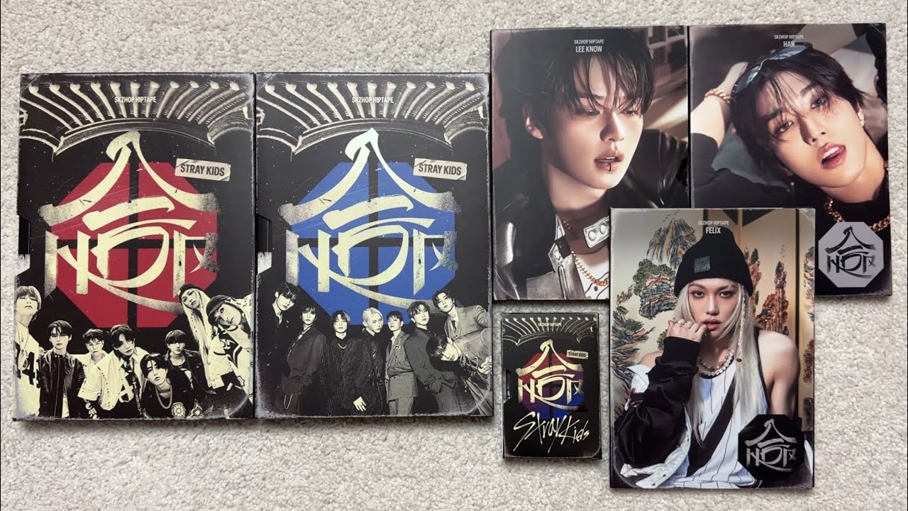 ♡Unboxing Stray Kids 스트레이키즈 Mixtape Album HOP 合 (SKZHOP