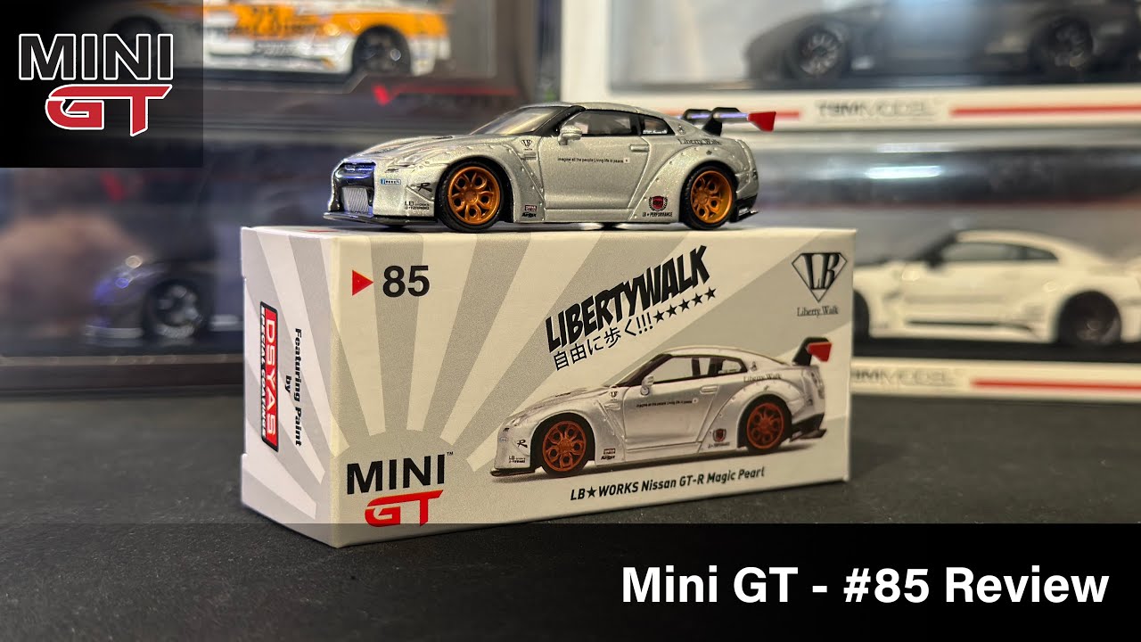 Mini GT - LB Works Nissan GT-R Magic Pearl #85 MGT00085 - YouTube