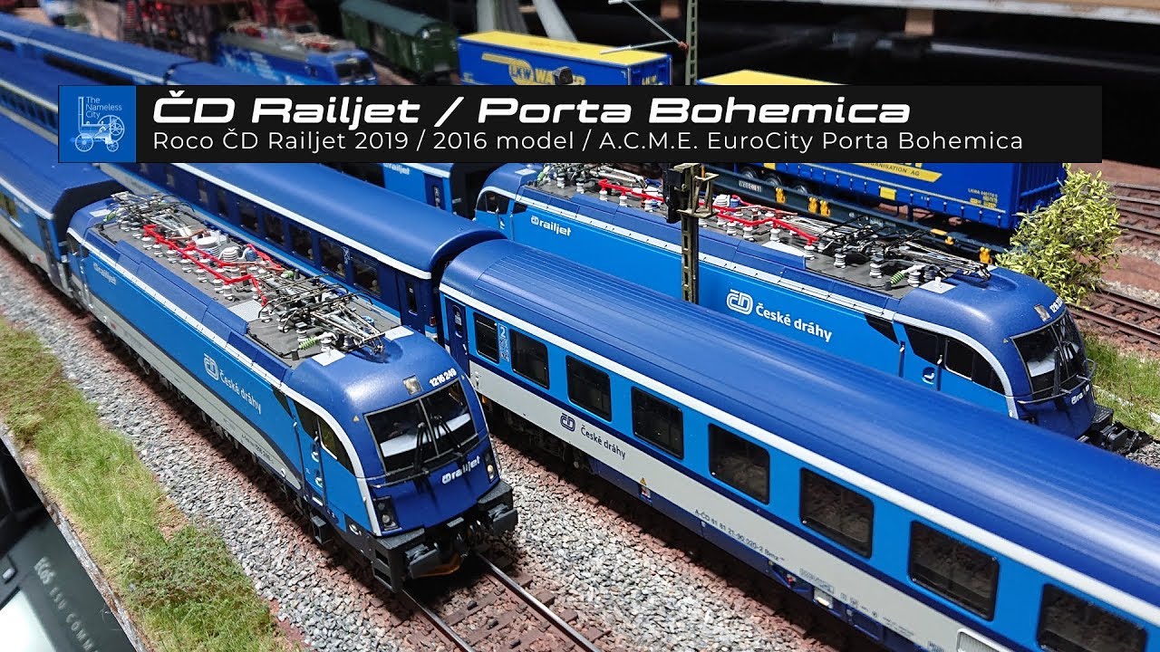 Roco ČD Railjet 2019 / Porta Bohemica - VLOG81 - YouTube