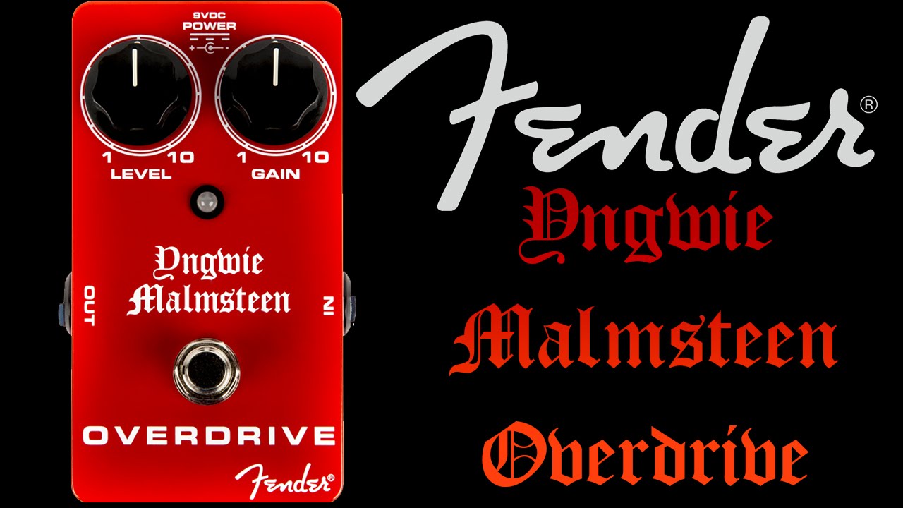 Fender Yngwie Malmsteen overdrive demo 1/2 BOOST MODE - YouTube