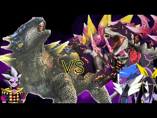 恐竜キング 】パウパウサウルス 激闘！ザンジャーク！！(FierceFight