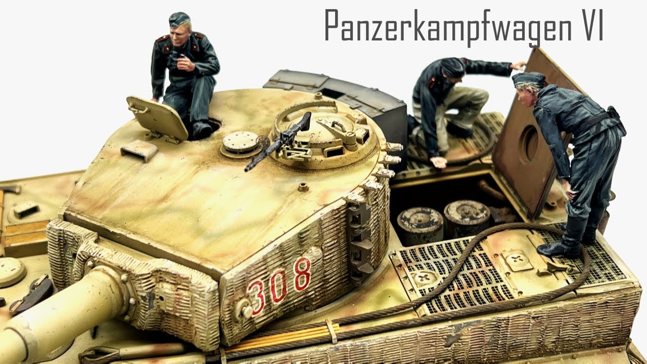 Tamiya 1/35 Tiger I【First homemade Zimmerit coating】#scalemodel