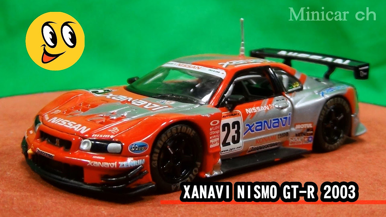 タミヤ 1/64 コレクターズクラブ ザナヴィ ニスモ GT-R 2003 - YouTube