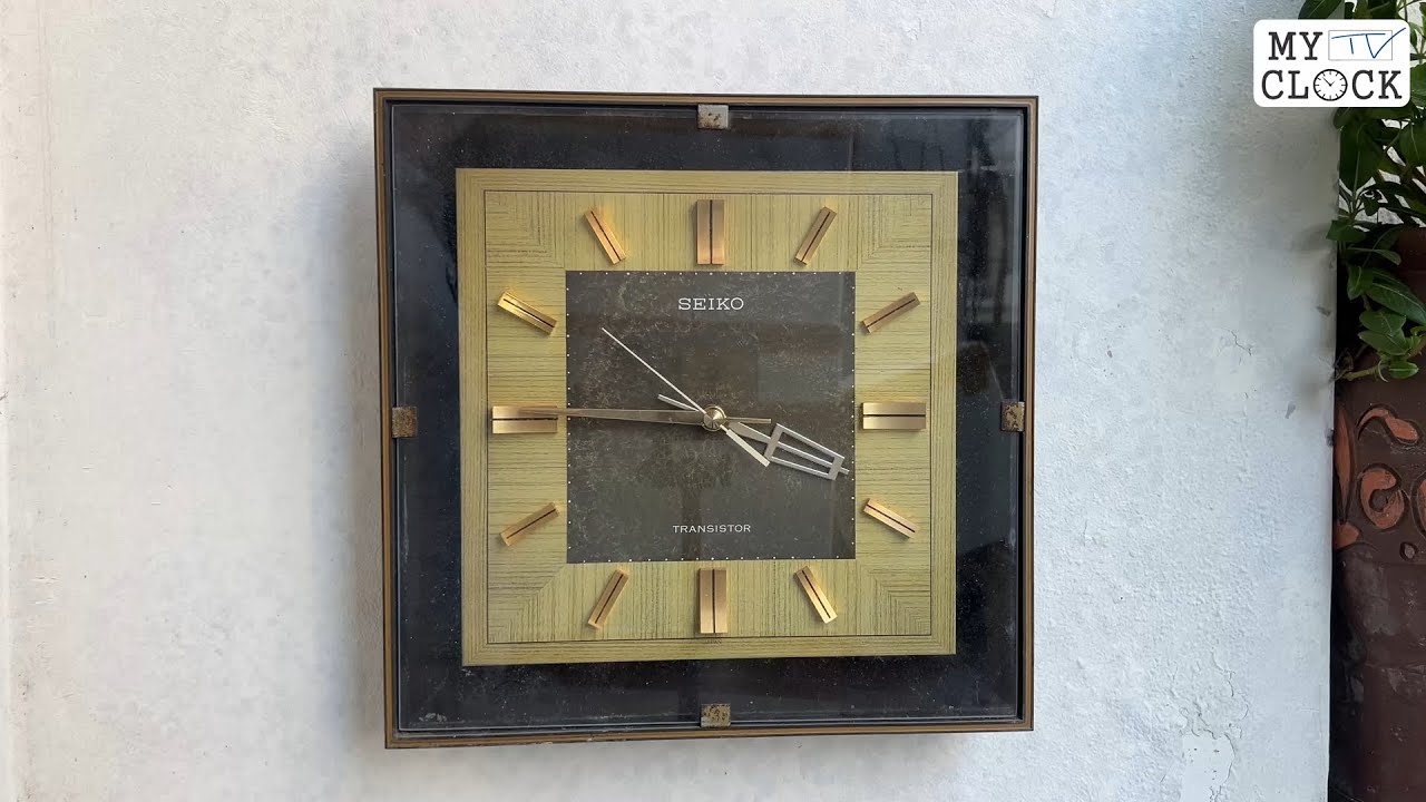SEIKO TTX-644 Transistor Wall Clock – Detailed Design & Close-up