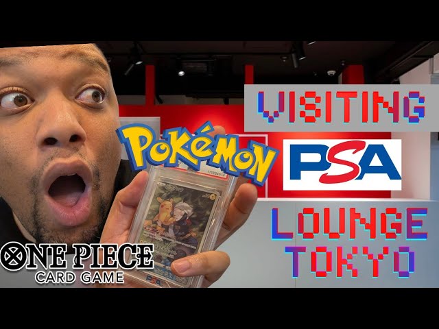 Pokemon PSA Japan: Visiting the New PSA Lounge in Tokyo! - YouTube