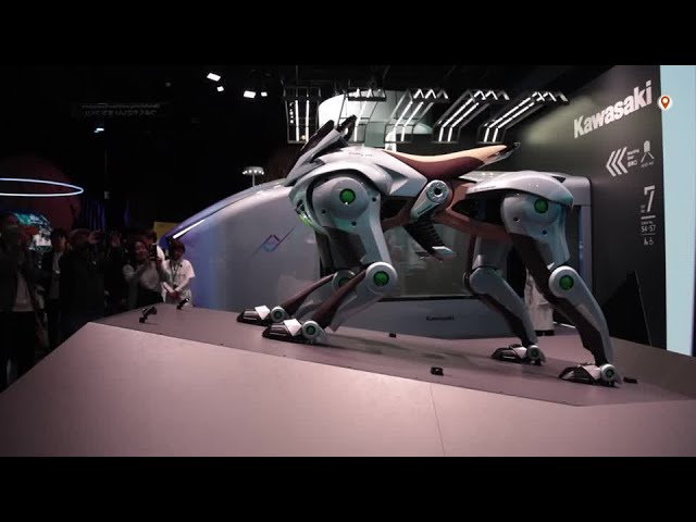 2050年のお出かけはライオンに乗って？川崎重工が四足歩行型の搭乗