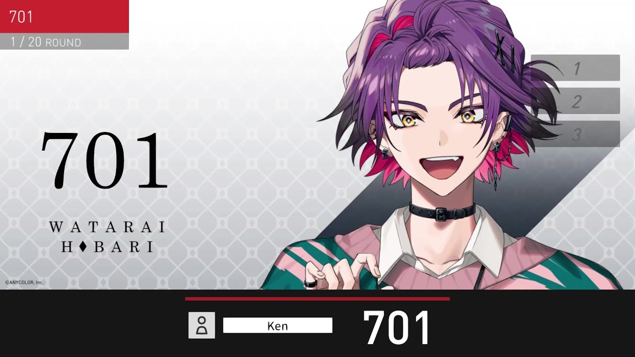 にじさんじ 渡会雲雀-DARTSLIVE3 LIVE EFFECT 01 - YouTube