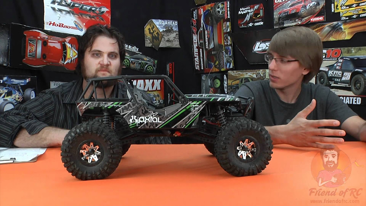 Axial Wraith 4x4 Rock Racer RTR Review - YouTube