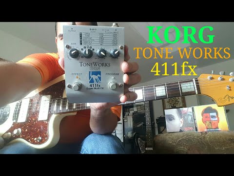 EL CLASICO KORG TONE WORKS 411fx SUPER MULTI FX PEDAL DE GUITARRA
