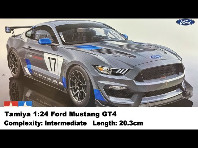 Tamiya 1:24 Ford Mustang GT4 Kit Review - YouTube