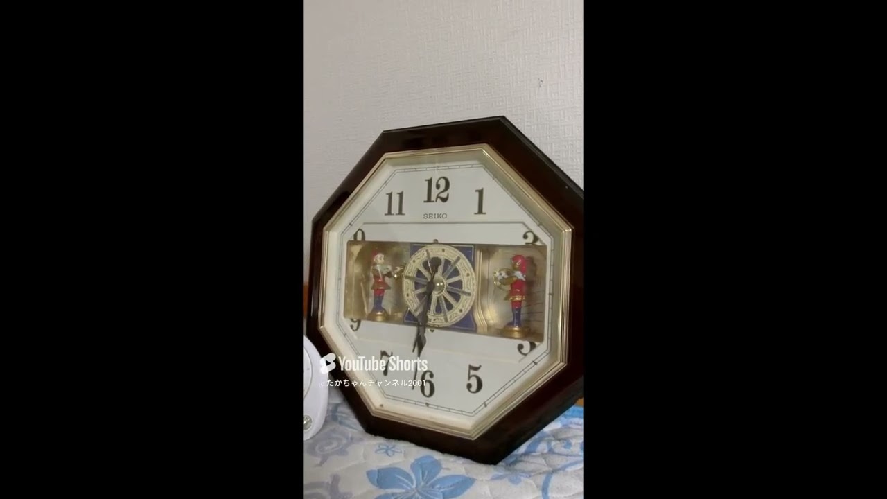 SEIKO Puppet（パペット）RE522Bからくり時計 - YouTube
