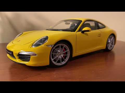 Welly Porsche 911 Carrera 991 Review (Scale 1/18) - YouTube