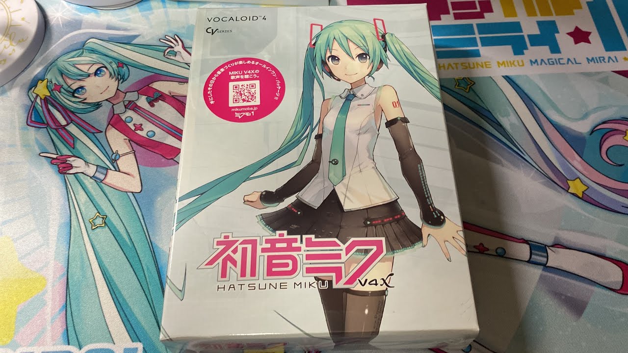 初音ミク】初音ミクV4X 開封動画 - YouTube