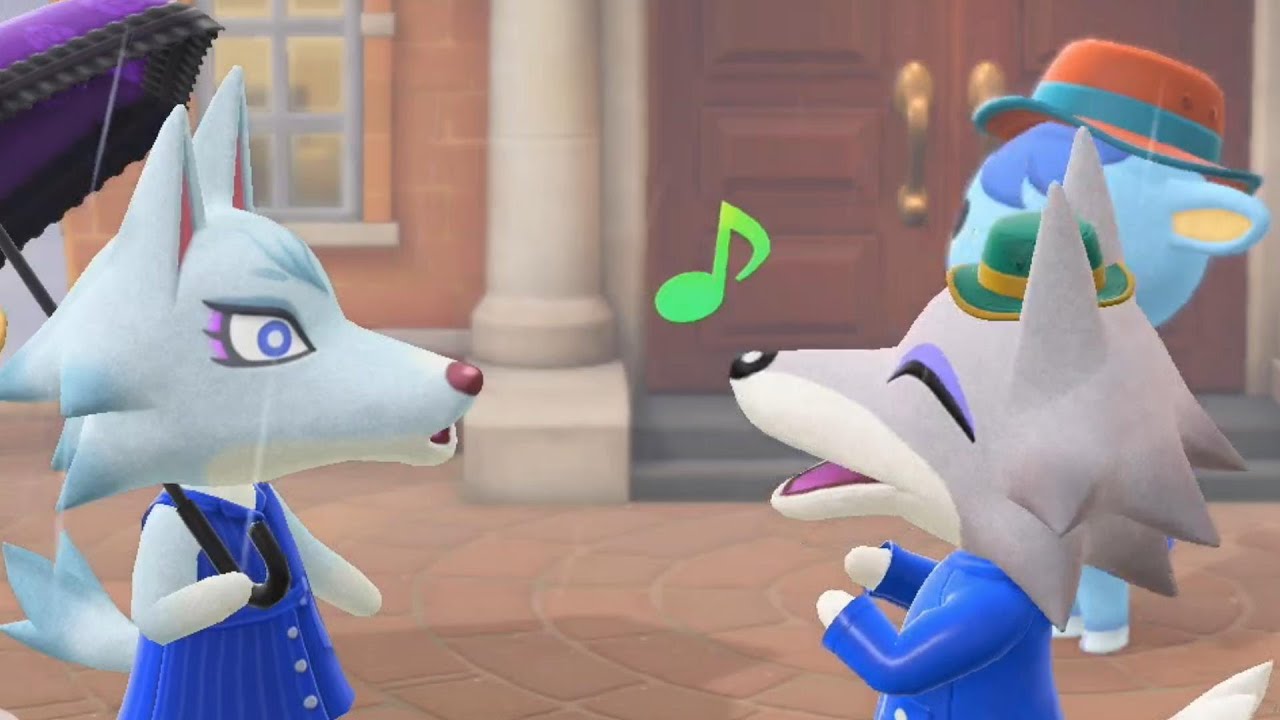 あつ森】乙女心が分からないシベリアさんに呆れ顔のビアンカさん