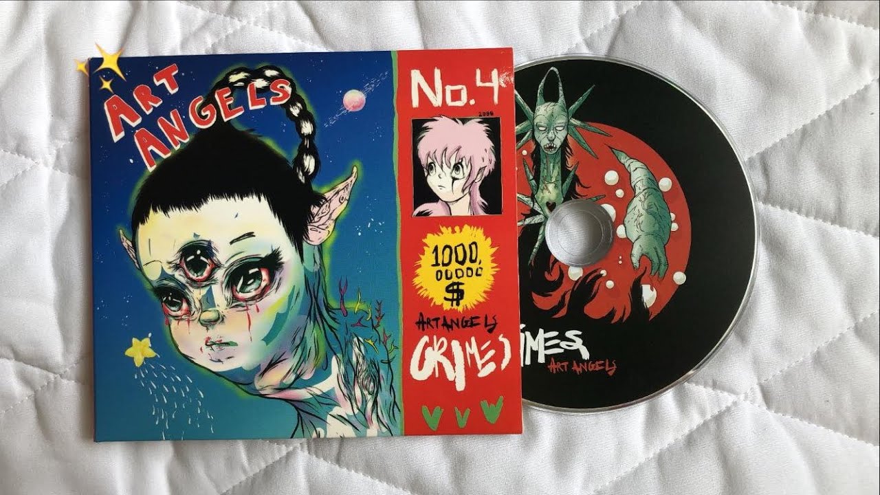 Grimes - Art Angels (Japan Exclusive Import) (CD Unboxing) - YouTube