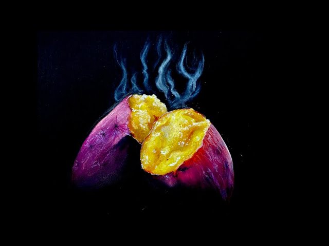 3Dアート】秋はやっぱり焼き芋！ - YouTube