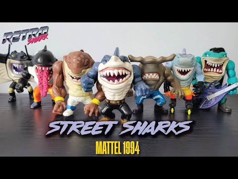 Street Sharks Collection Mattel 1994 (Ripster, Slammu, Jab, Streex