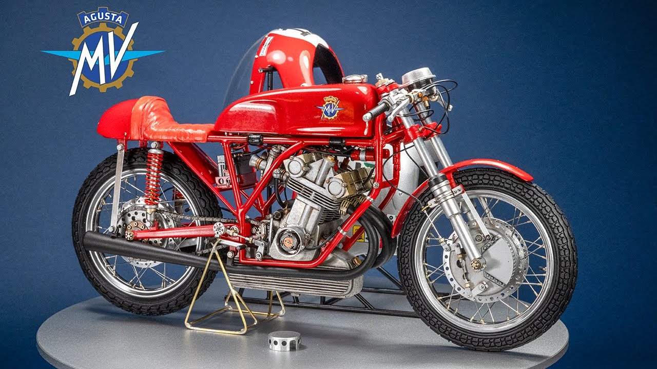1/9 MV AGUSTA 3 cylinder Protar (Italeri) - YouTube