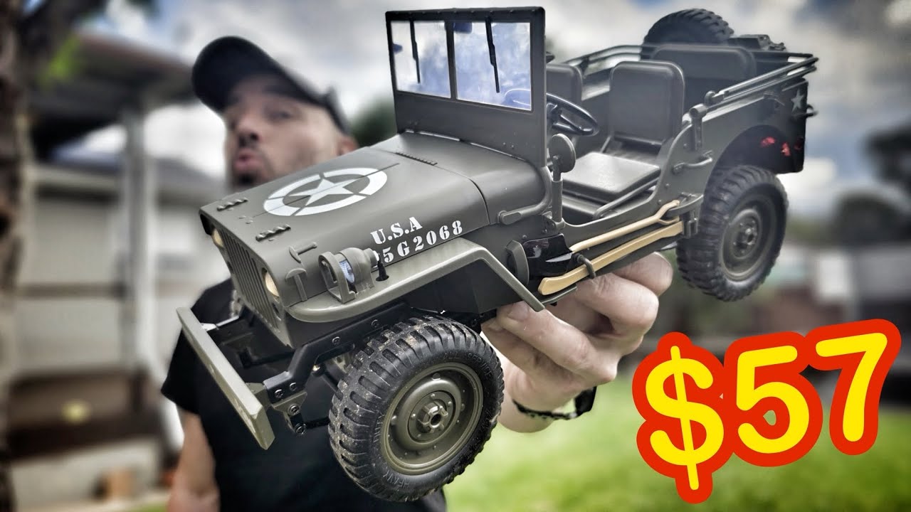 MASU】JEEP Military 1/10 RTR ジープ グレー インプレッション、JJRC