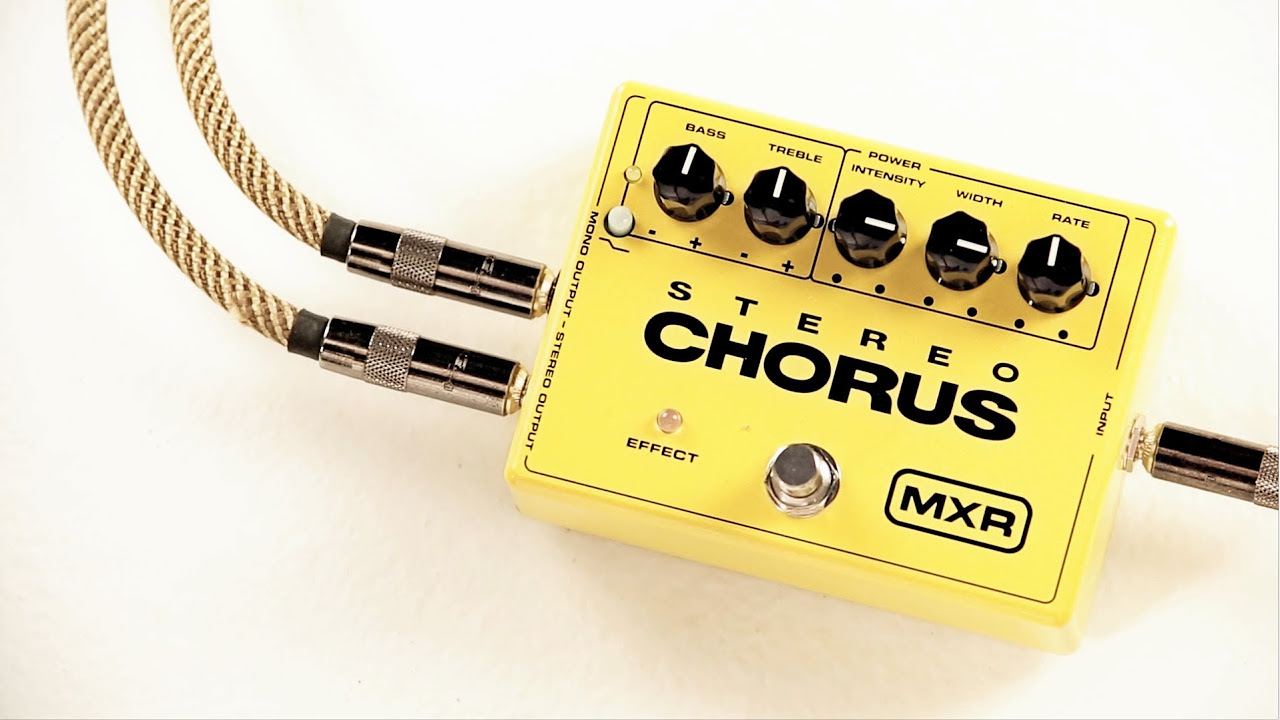 MXR Stereo Chorus - YouTube