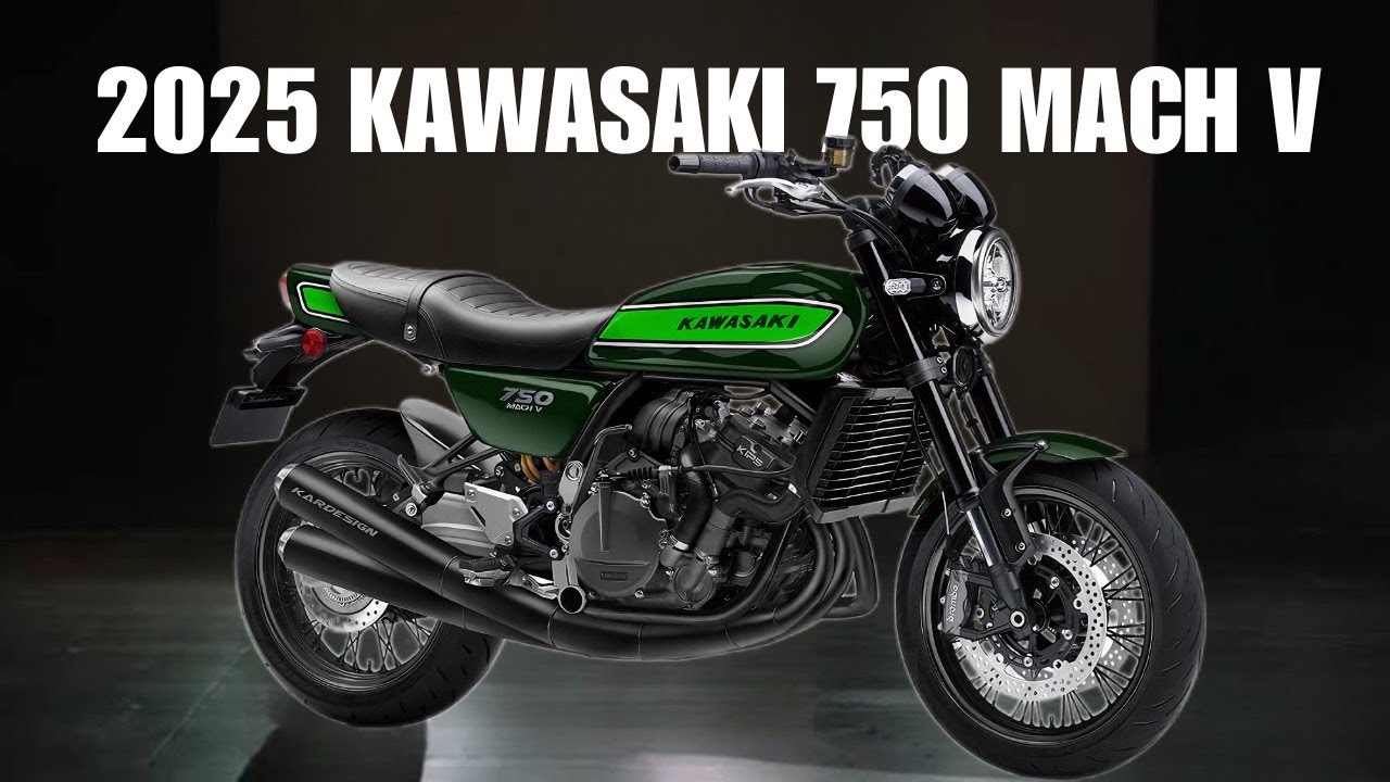LEGEND IS BACK!! 2025 KAWASAKI 750 MACH V UNVEILED!! - YouTube