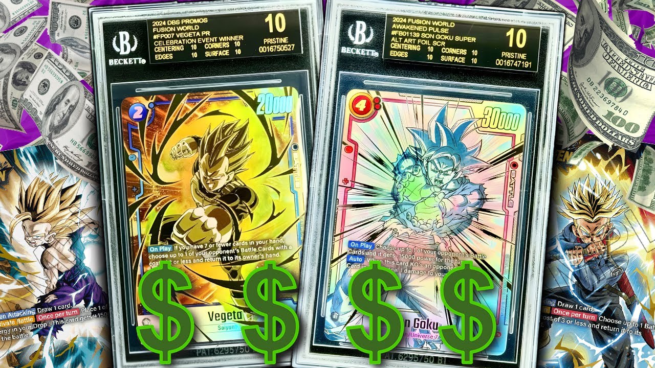 Top 10 Expensive Dragon Ball Fusion World Cards! - YouTube