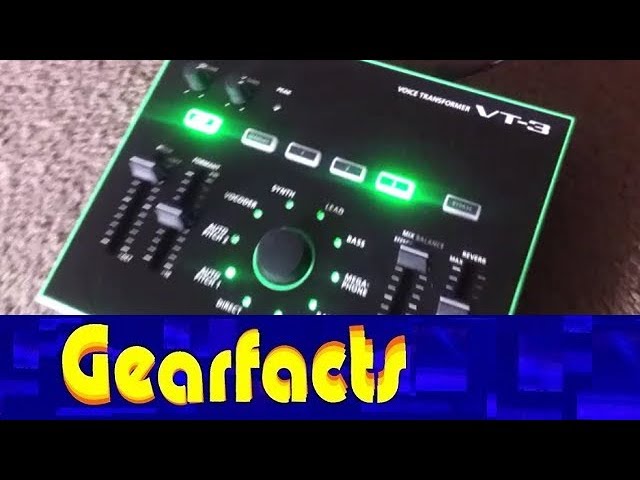 Roland VT-3 Voice Transformer / Vocoder sounds demo - YouTube